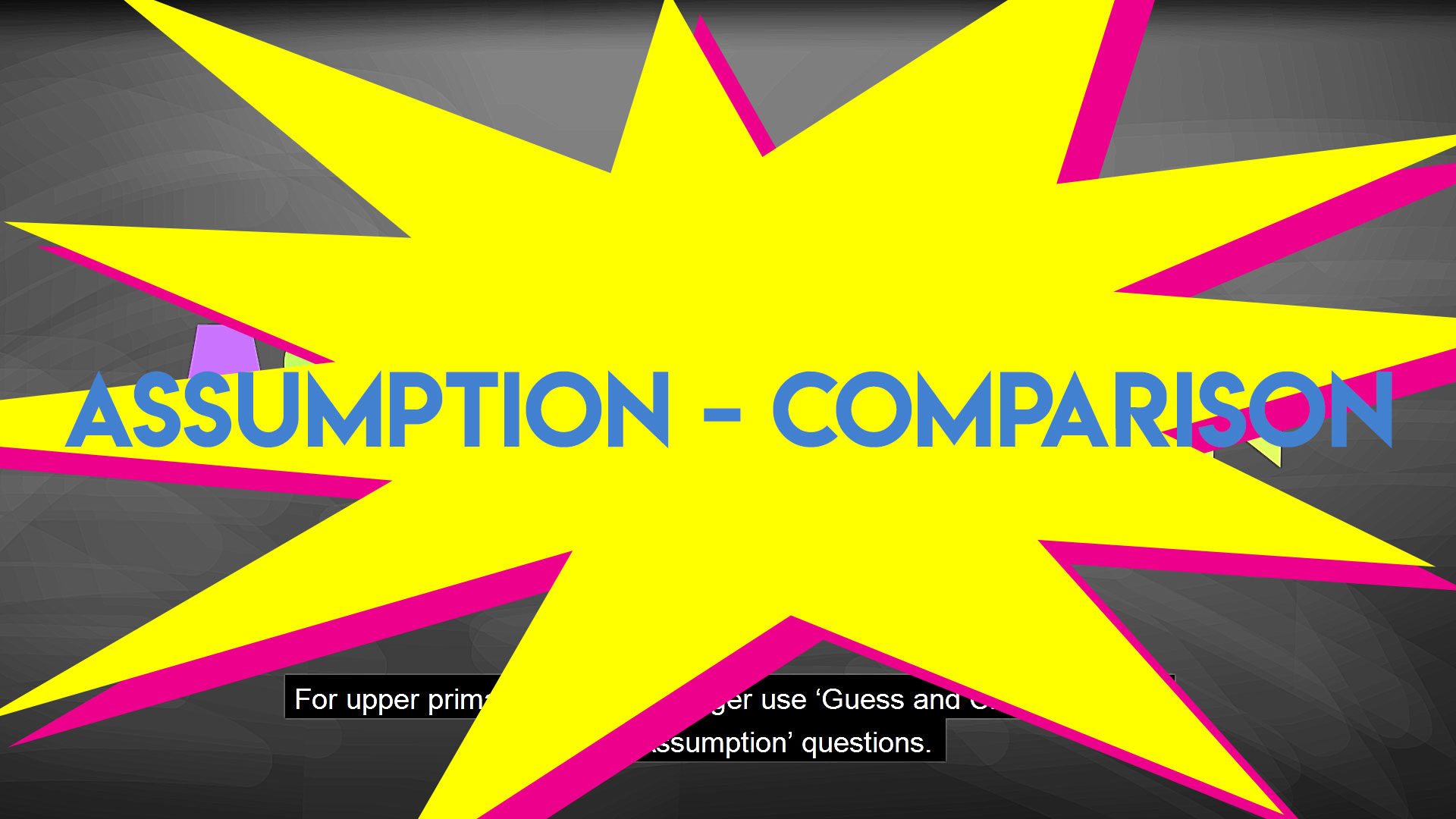 Assumption Comparison Cognitive Development Learning Centre