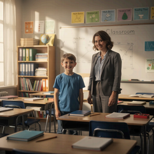 Child supported in classroom without rushing to labels